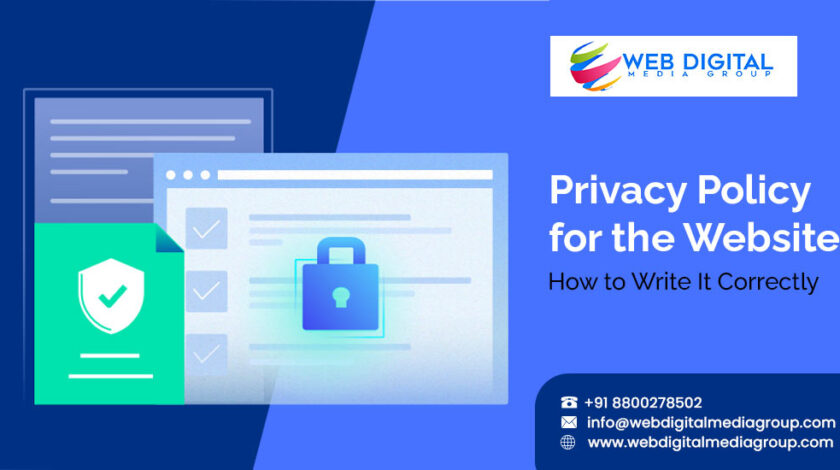 Privacy Policy for the Website: How to Write It Correctly