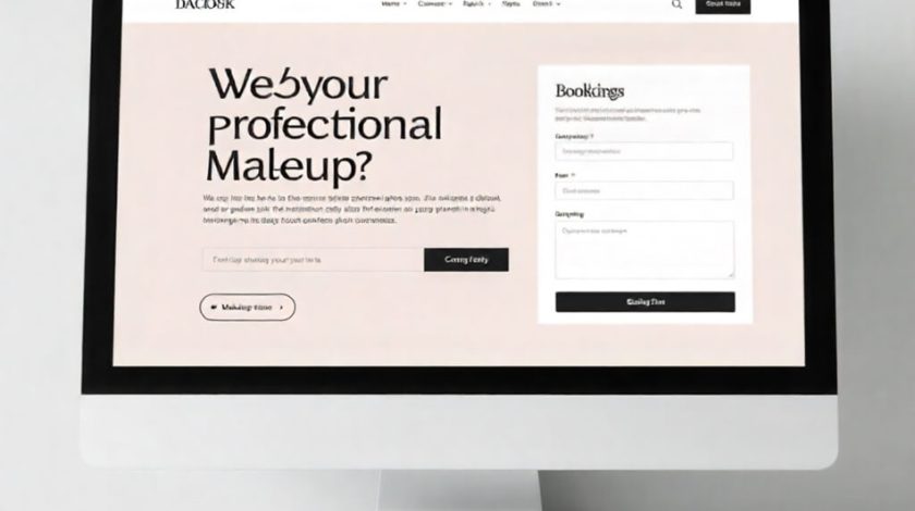 Professional Website Design Services for Makeup Artists by Web Digital Media Group