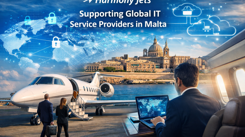 Harmony Jets Supporting Global IT Service Providers in Malta