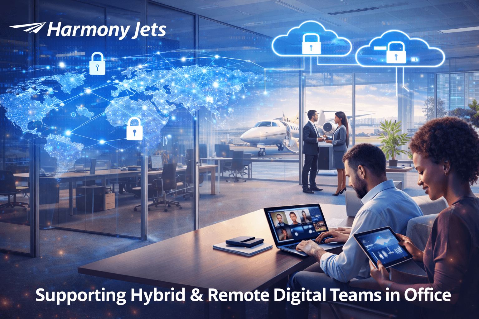 Harmony Jets Supports Hybrid & Remote Digital