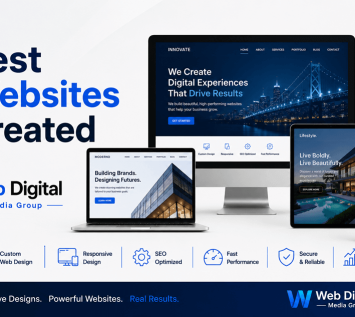 Best Websites Created by Web Digital Media Group