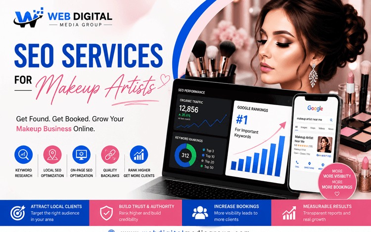 SEO Services for Makeup Artists in the USA Web Digital Media Group