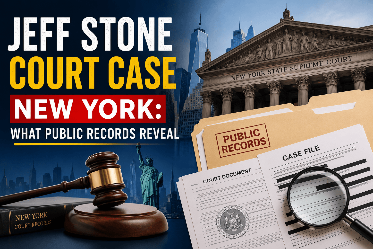 Jeff Stone Court Case New York